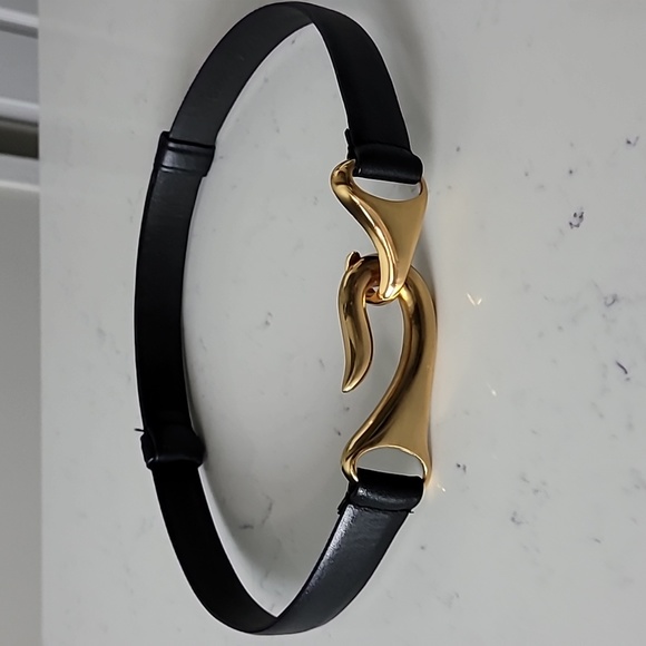 Chico's Black and Gold Belt - Picture 3 of 9